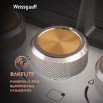 Превью картинка Газовая варочная панель Weissgauff HGG 641 WV Volcano Burner Nano Glass #8