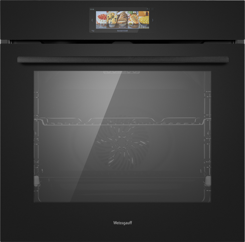 Фото Электрический духовой шкаф Weissgauff EOM 899 Color Touch Black Matt