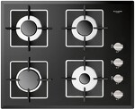 Превью картинка Газовая варочная панель Fulgor Milano FCH 604 G BK #1