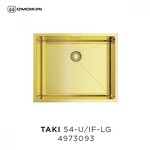Превью картинка Металлическая мойка Omoikiri Taki 54-U/IF-LG нерж. сталь/светлое золото #3