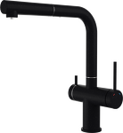 Превью картинка Смеситель для кухни Rivelato BRENTA Г-обр. с краном питьевой воды D-35мм nero #1