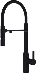 Картинка Rivelato ALMARA U-обр. гибкий излив с краном питьевой воды D-35мм nero