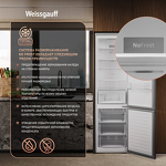 Превью картинка Холодильник с нижней морозилкой Weissgauff WRK 2010 D Inverter NoFrost Dark Grey #4