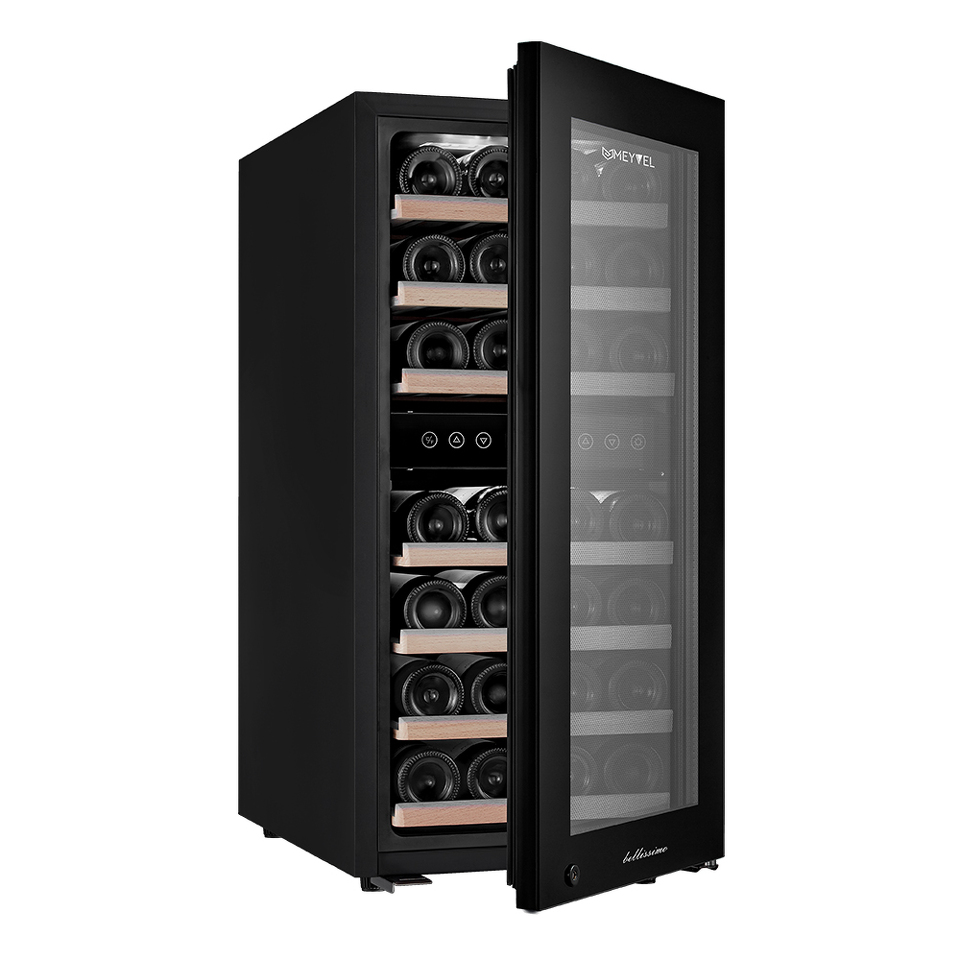 Фото Шкаф винный  Meyvel Винный холодильник (шкаф) компрессорный MEYVEL MV33-KBF2