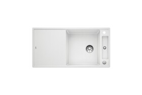 Картинка Blanсo AXIA III XL 6 S SILGRANIT PuraDur белый, разделочный столик ясень c кл.-авт. InFino