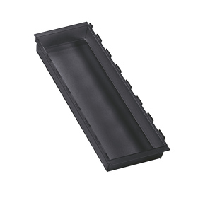 Картинка NinkaPlast Лоток CUISIO PRO для столовых приборов, 150х473х55 мм, черный