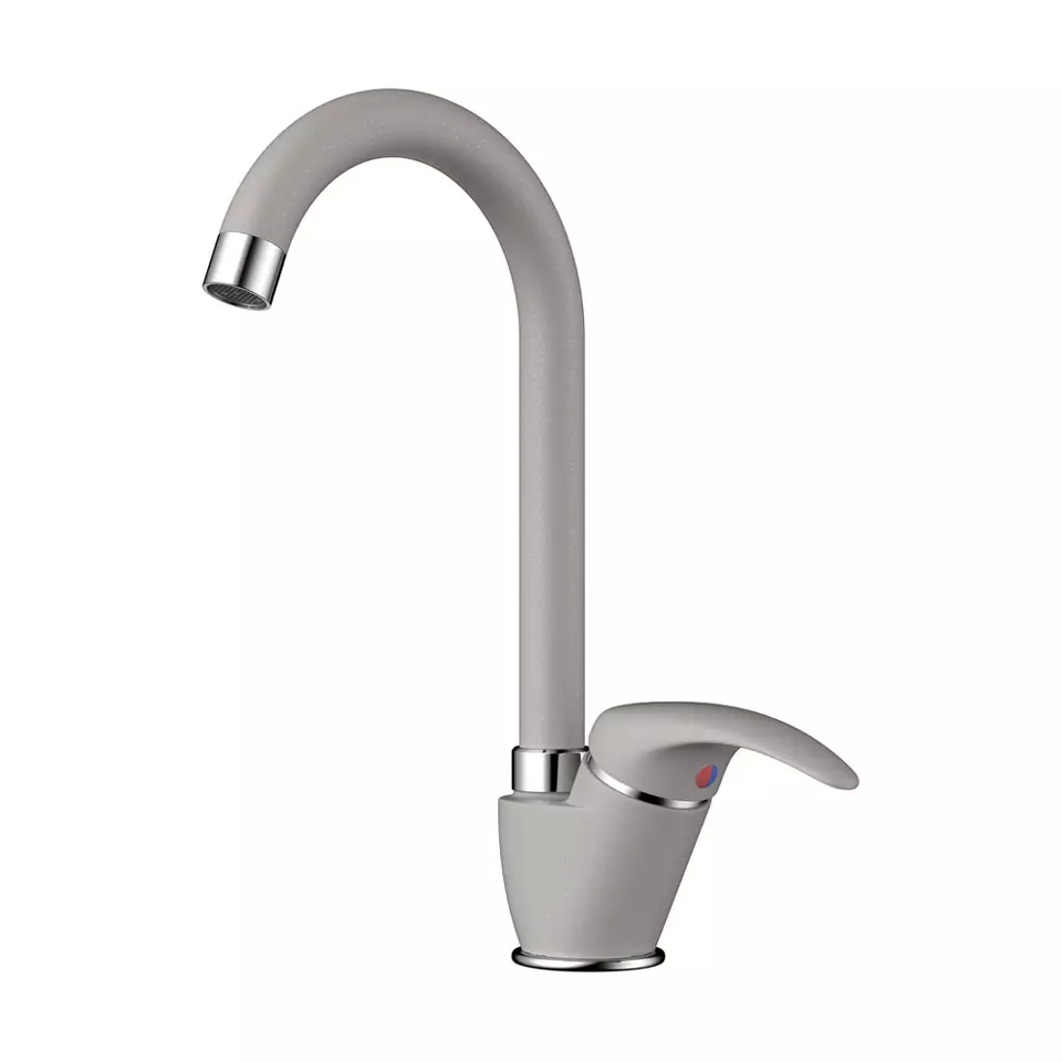 Фото Смеситель для кухни Omoikiri Umi-GR латунь/leningrad grey