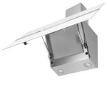 Превью картинка Наклонная вытяжка Maunfeld Mersey 90 белый\вставка сатин #3