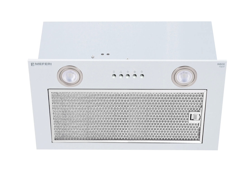 Фото Полновстраиваемая вытяжка Meferi INBOX52WH POWER