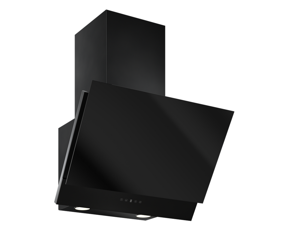 Фото Наклонная вытяжка Elikor Жемчуг 60П-700-Е4Д антрацит/черный