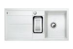 Превью картинка Гранитная мойка Blanсo METRA 6 S-F SILGRANIT PuraDur белый с клапаном-автоматом #1