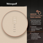 Превью картинка Холодильник с нижней морозилкой Weissgauff WRK 2000 Total NoFrost Inverter Beige Glass #9