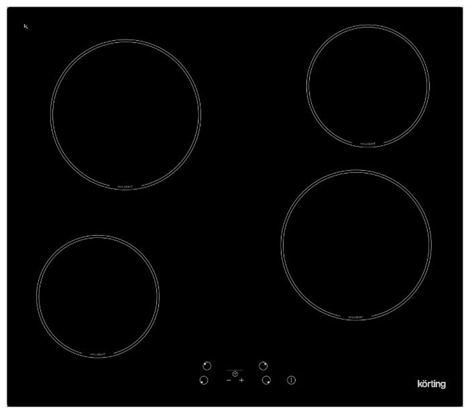 Фото Электрическая варочная панель Körting HK 60001 B