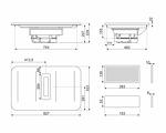 Превью картинка Индукционная варочная панель Smeg HHSL7844MB #6