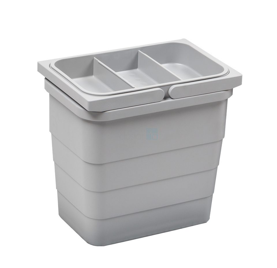 Фото NinkaPlast Пластиковое ведро ASSISTENT 5,5 л, серый