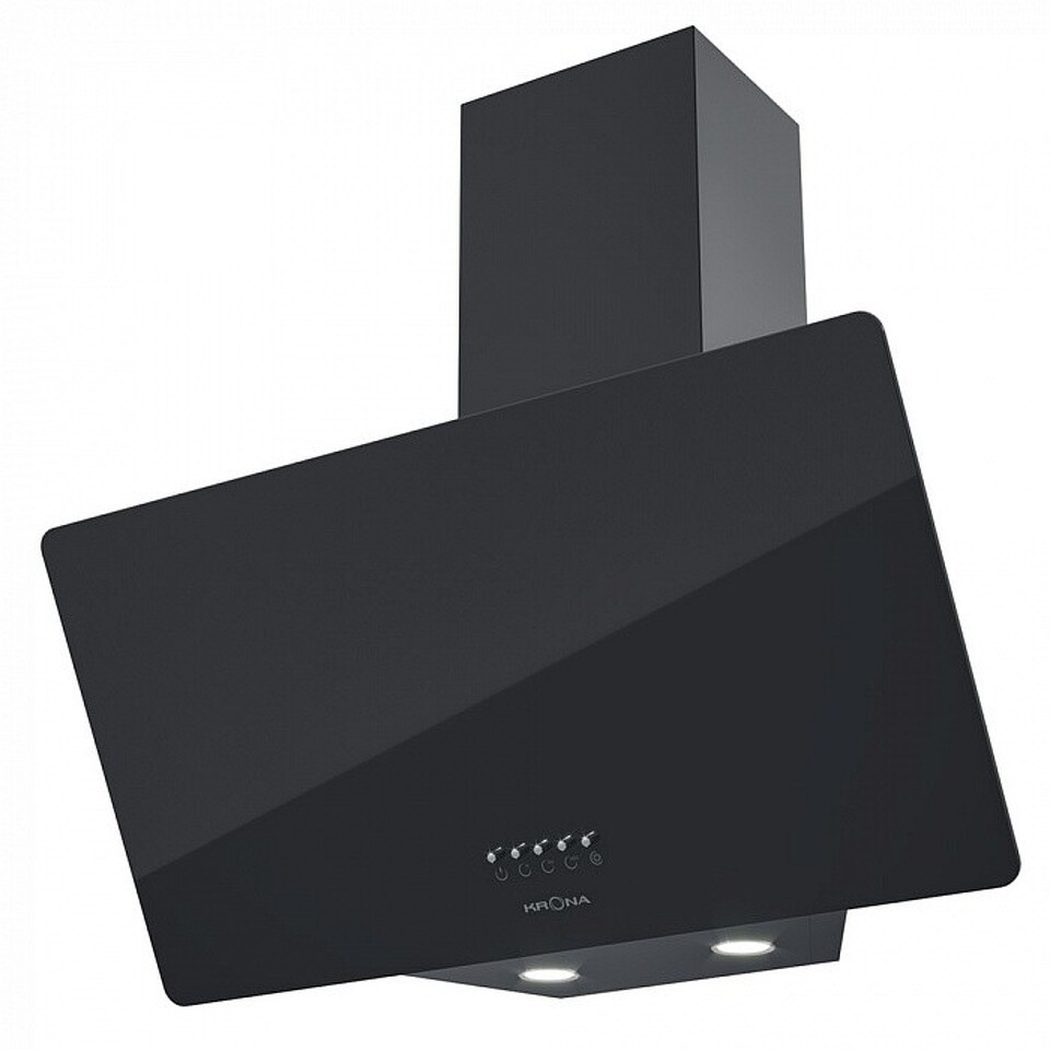 Фото Наклонная вытяжка KRONA POLLY 600 BLACK PB