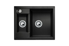 Картинка Blanсo METRA 6 SILGRANIT PuraDur антрацит с клапаном-автоматом