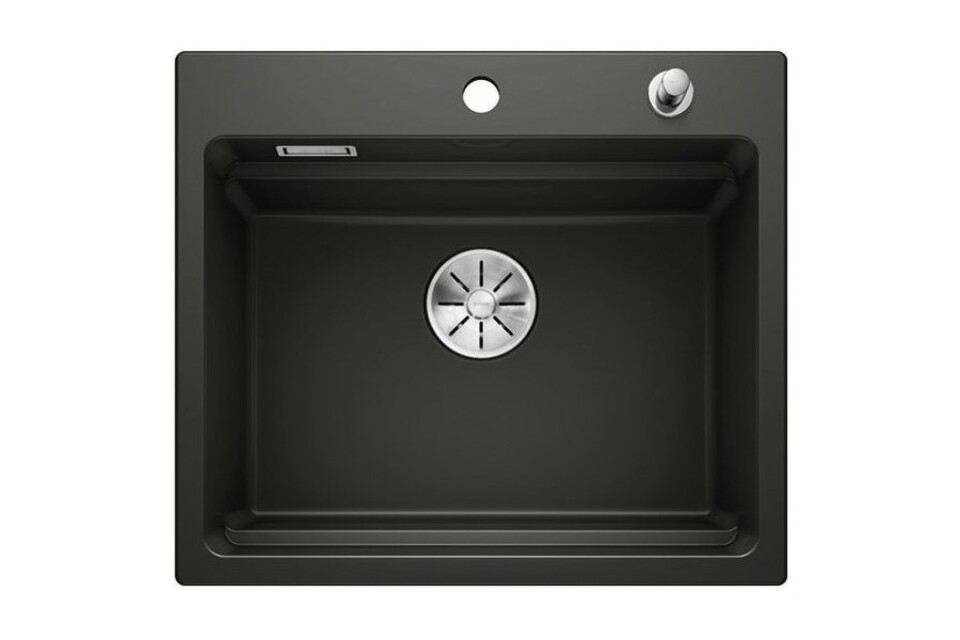 Фото Гранитная мойка Blanсo ETAGON 6 керамика PuraPlus черный