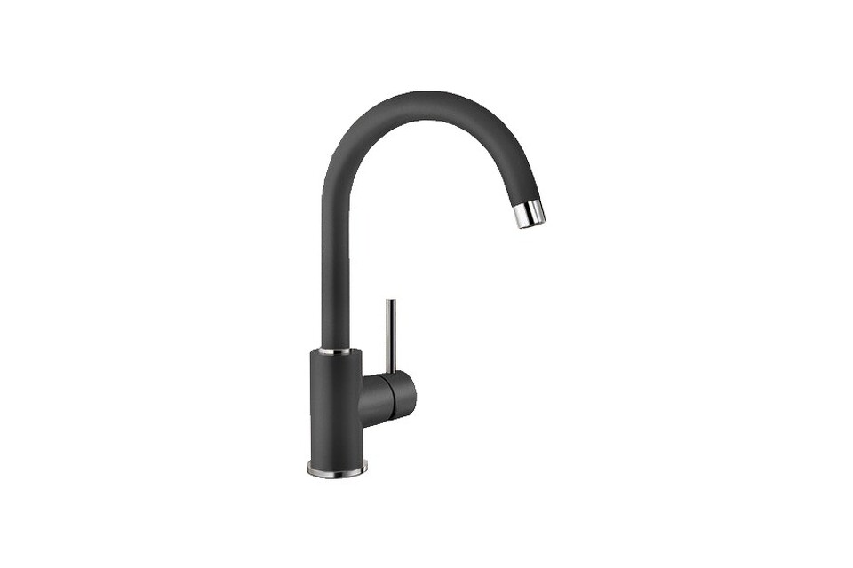 Фото Смеситель для кухни Blanсo MIDA антрацит