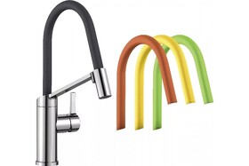 Картинка Blanсo VIU-S четыре съемных гибких шланга в комплекте: лава, киви, лимон, апельсин