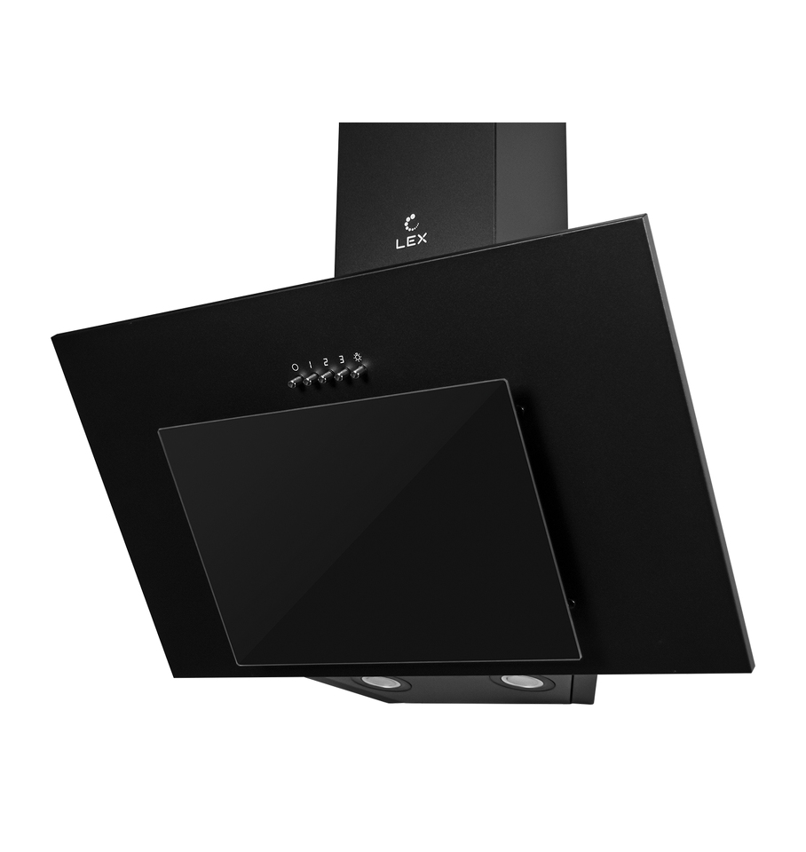 Фото Наклонная вытяжка Lex Mira 600 Black