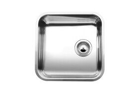 Картинка Blanсo SUPRA 400-U нерж.сталь полированная с корзинчатым-вентилем