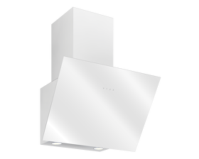 Картинка Elikor Антрацит 60П-650-Е3Д белый/белое стекло