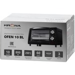 Превью картинка Мини-печь KRONA OFEN 10 BL #2