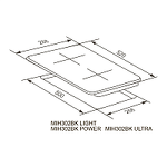 Превью картинка Индукционная варочная панель домино Meferi MIH302BK ULTRA #12