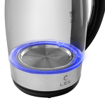 Превью картинка Чайник Lex LXK 3005-1,чайник стеклянный (черный) #5