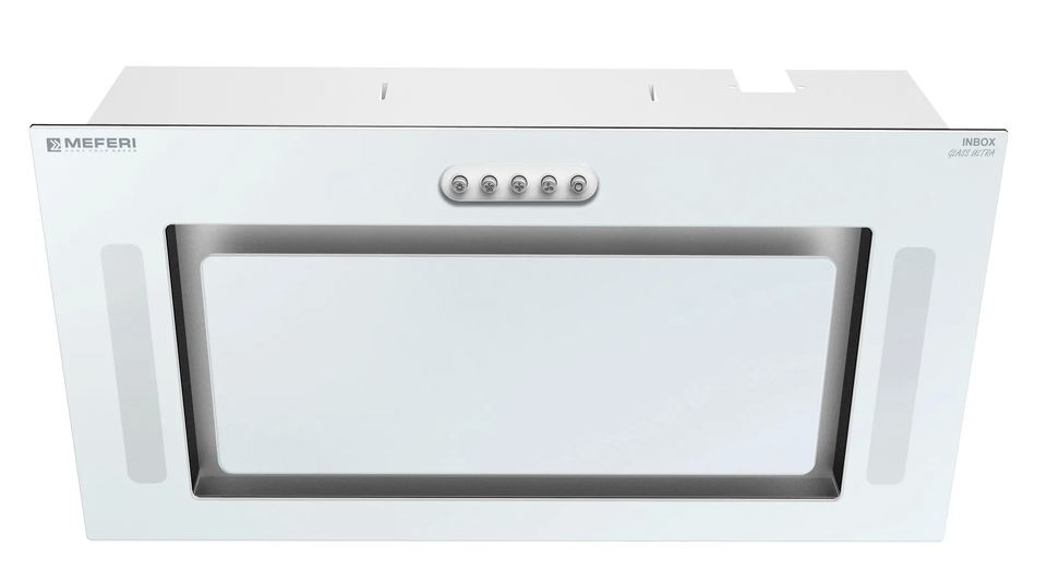 Фото Полновстраиваемая вытяжка Meferi INBOX52WH GLASS ULTRA