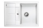 Превью картинка Гранитная мойка Blanсo METRA 45S Compact SILGRANIT PuraDur белый, с клапаном-автоматом #1