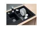 Превью картинка Гранитная мойка Blanсo METRA 6S Compact SILGRANIT PuraDur темная скала с клапаном-автоматом #5
