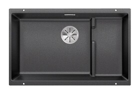 Картинка Blanсo SUBLINE 700-U Level SILGRANIT PuraDur антрацит с отв.арм. InFino