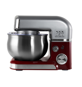Картинка Lex LXMX 4113, миксер планетарный 3,5л (серебристый+ бордовый)