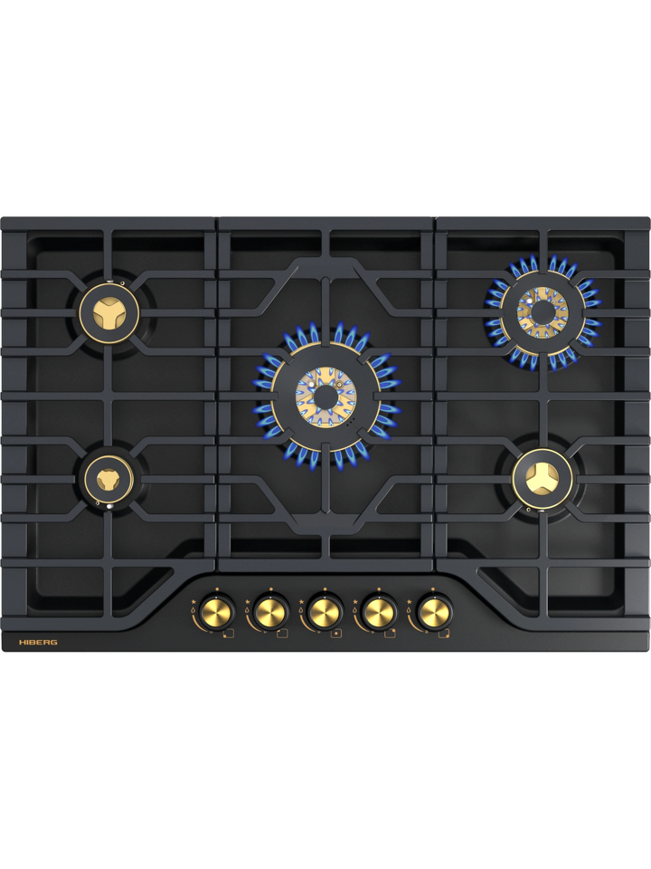 Фото Газовая варочная панель HIBERG VS 8555 B