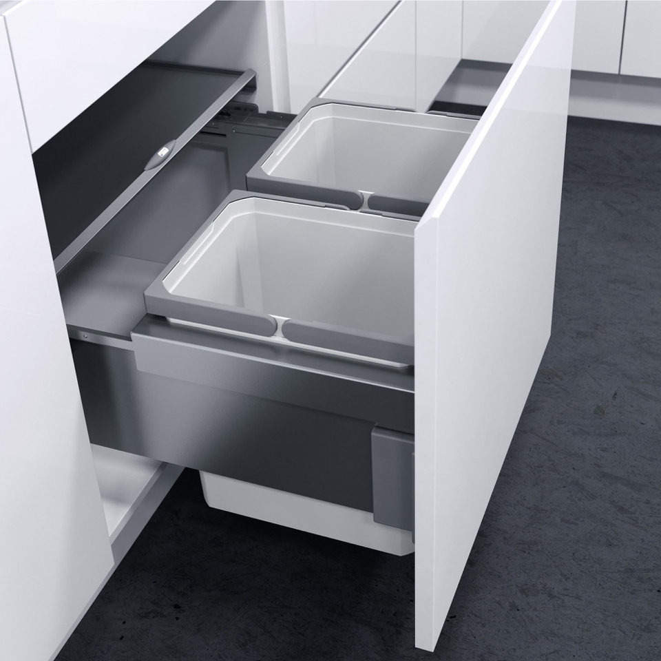 Фото Vauth-Sagel Система сортировки ENVI SPACE 32 л, выдвижной фасад 450 мм, серый