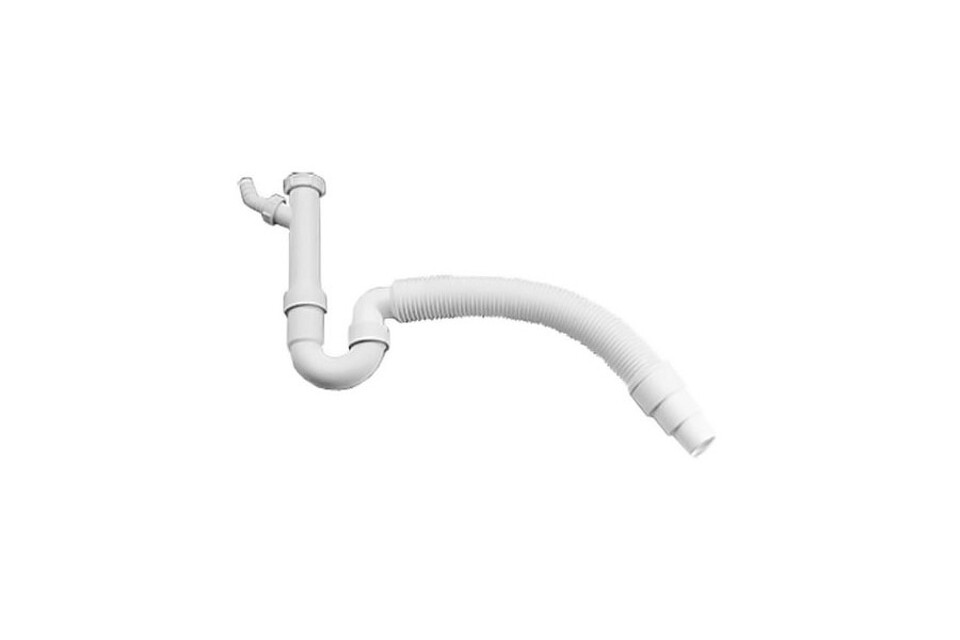 Фото Blanсo Сифон 1 ½" с гофрированной трубкой выход на 40 и 50 мм