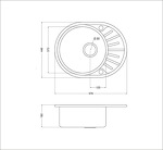 Превью картинка Металлическая мойка EMAR OL-R101 #7