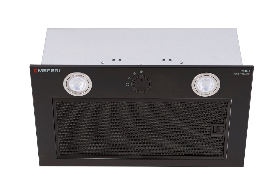 Фото Полновстраиваемая вытяжка Meferi INBOX52BK PUSH COMFORT