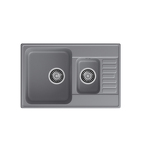 Превью картинка Кварцевая мойка Lex ST. MORITZ 740 DEEP GREY кварцевая мойка #1