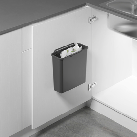 Картинка LjM Навесное мусорное ведро RIKKA 5,5 л, черный