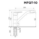 Превью картинка Смеситель для кухни Maunfeld MFQT-10LBG #2