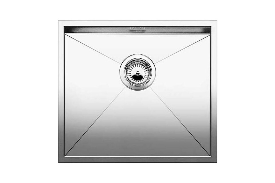 Фото Металлическая мойка Blanсo ZEROX 450-IF нерж.сталь зеркальная полировка с отв. арм. InFino