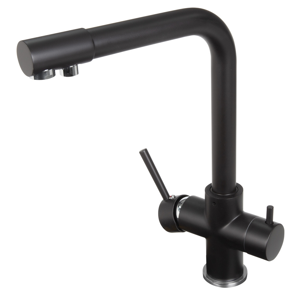 Фото Смеситель для кухни Zigmund & Shtain ES 0400 черный