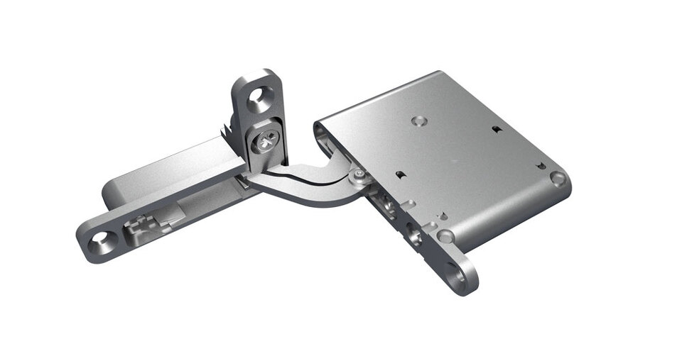 Фото Grass Петля Tiomos Hidden, 2 шт., скрытая, 105°, цвет - nikel