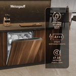 Превью картинка Посудомоечная машина 60см встраиваемая Weissgauff BDW 6036 D AutoOpen #10