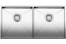 Картинка Blanсo ZEROX 400/400-IF нерж.сталь зеркальная полировка с отв. арм. InFino