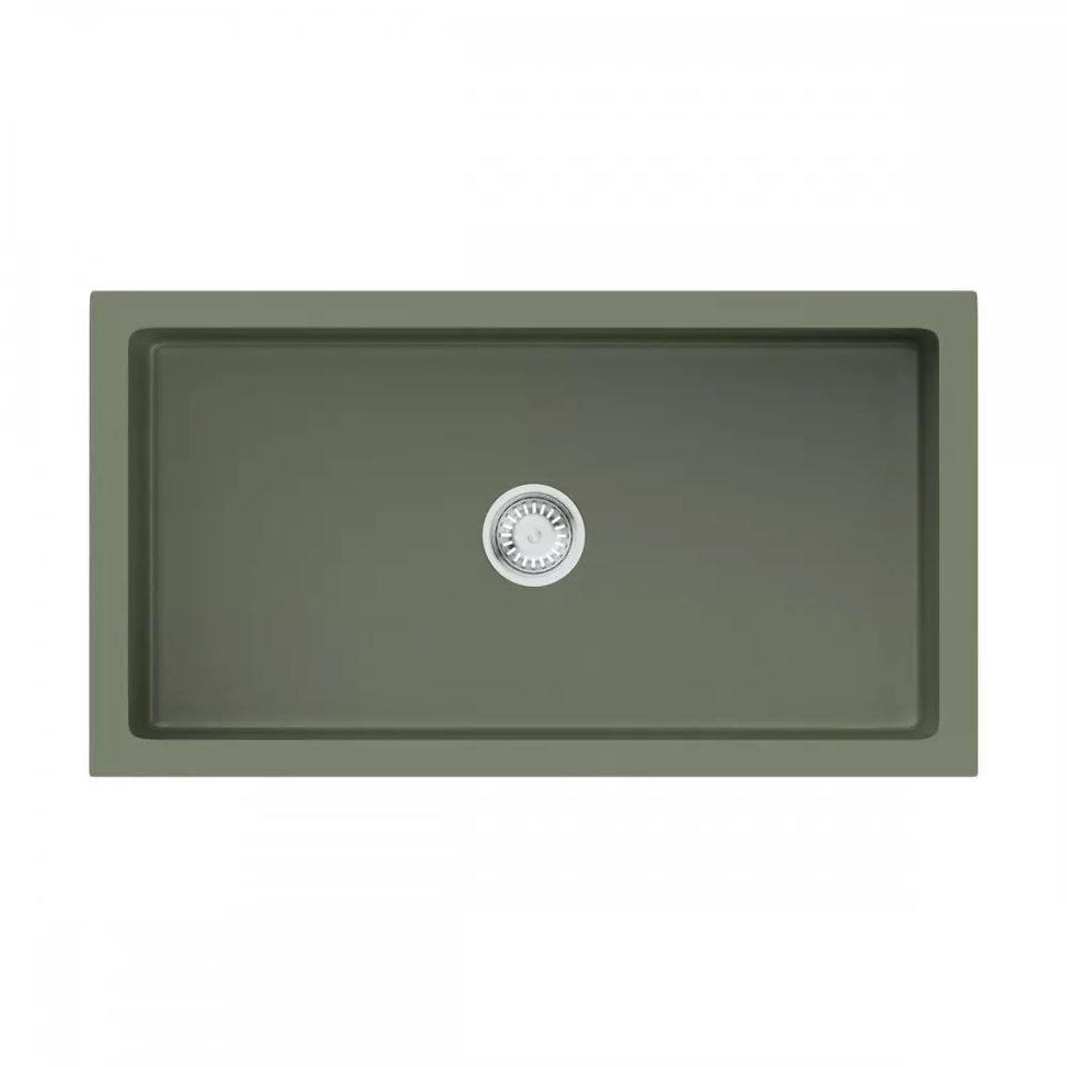 Фото Гранитная мойка Omoikiri Mikura 76-OL Natceramic/olive