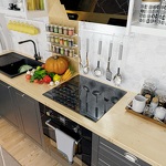 Превью картинка Электрическая варочная панель Lex EVH 642-2 BL панель стеклокерамическая электрическая #5